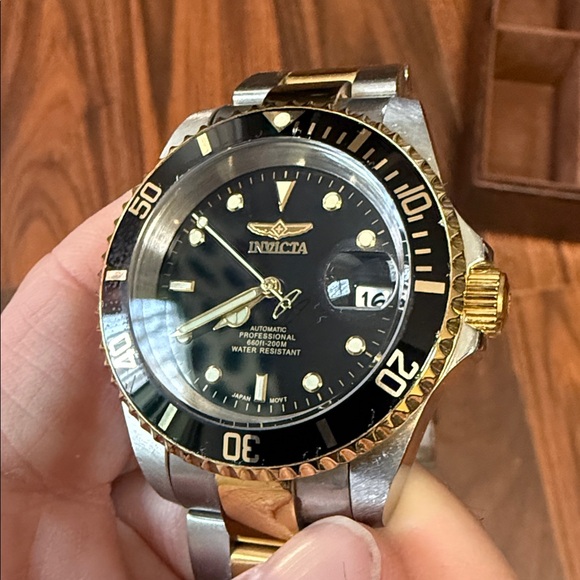 Invicta Gold and Silver Dive Watch